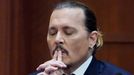 El actor Johnny Depp, durante el juicio que le enfrenta a su exmujer