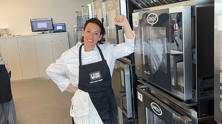 Sofía López Segade, retratada la semana pasada en Padua, en el concurso CombiGuru