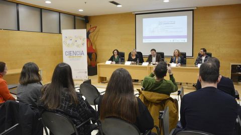 La presentación tuvo lugar en el Edificio de Hierro del campus de Ourense
