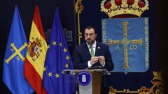 El presidente del Principado de Asturias, Adrián Barbón.