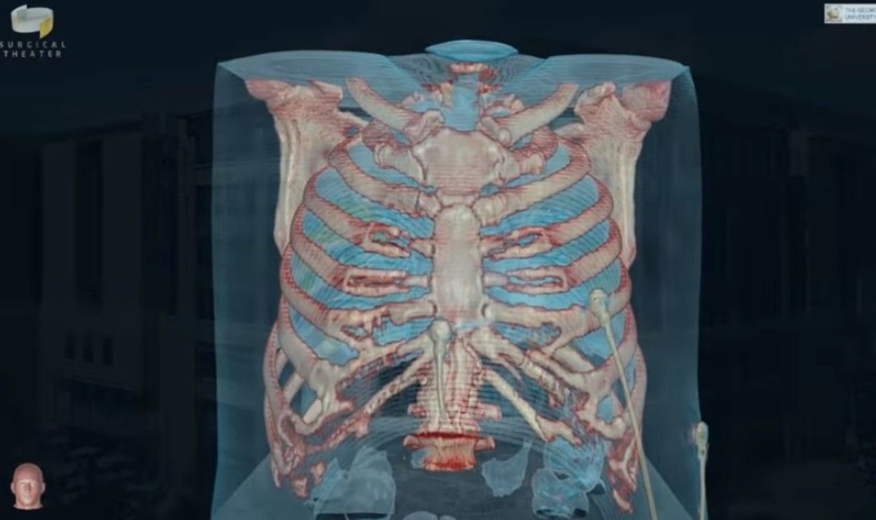 Los camioneros de Castrill�n animan el confinamiento a ritmo de claxon.Vista en VR de un paciente infectado con coronavirus