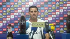 Fernando Hierro en rueda de prensa