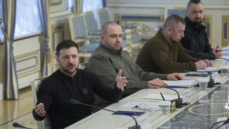 El presidente de Ucrania, Volodímir Zelenski, el pasado martes.