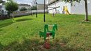 Parque infantil en A Valenzá (Barbadás) que se va a reformar por parte del Concello