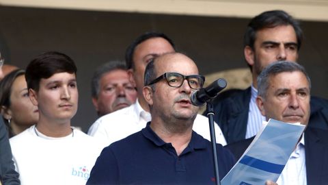 Concentración de apoyo a la flota ante el veto a 87 zonas de pesca de fondo EN RIBEIRA