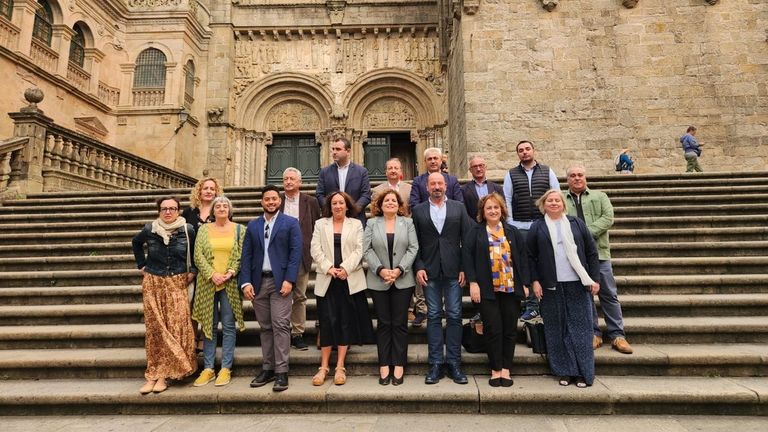 Representantes de los municipios del Camino Francés presentaron el proyecto este miércoles en Santiago de Compostela