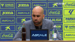 El entrenador del Celta, Claudio Gir�ldez, tras el partido ante el Villarreal.