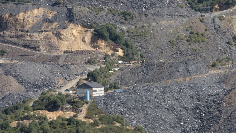 La actividad en las canteras de Pacios da Serra es míinima estos días