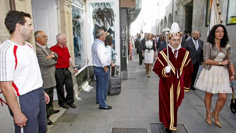 Una silla de cinco metros en Lugo.El buen ambiente rein� en el entrenamiento del Celta antes del primer partido.