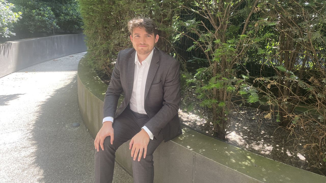 Mateo Garca Silva, este lunes, en Madrid, se marchar en agosto a Estados Unidos para cursar un mster en Derecho Tecnolgico