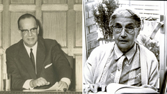 Retratos de Camilo Jos Cela y Mara Moliner.