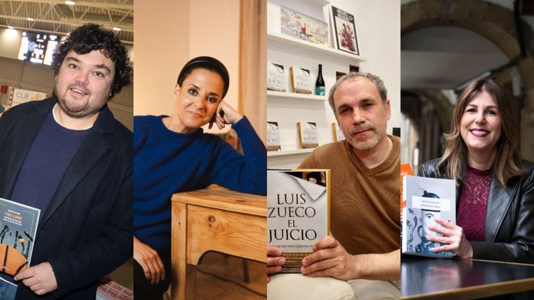 Presentacións literarias con María Solar, Luis Zueco, Julio Torrado e Gemma Ruiz
