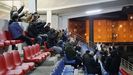 Asamblea de la UD Ourense en la tribuna de O Couto