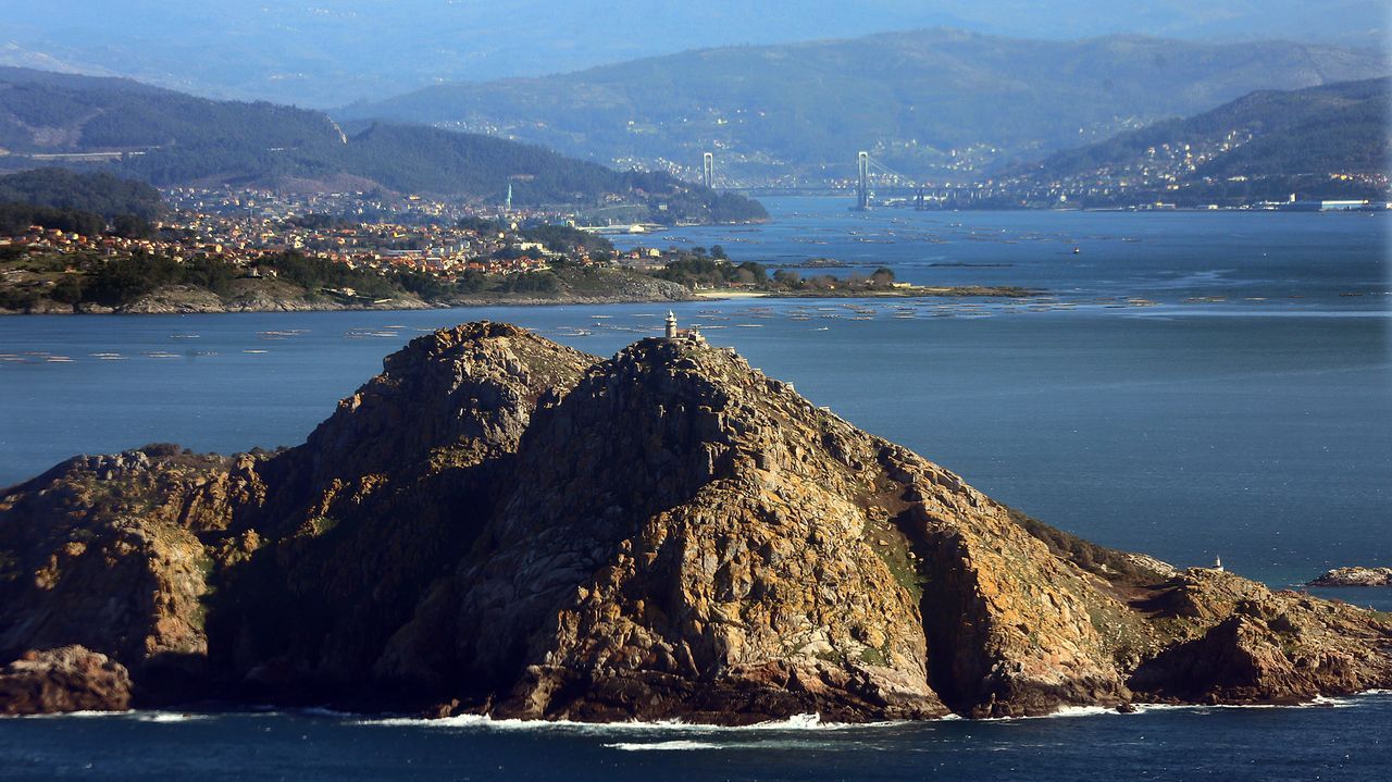 Las islas C�es vistas desde el aire.