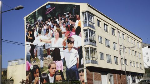 Uno de los murales de Yoseba en Baio 