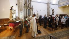 Compostela se encomend a San Roque contra la nueva peste