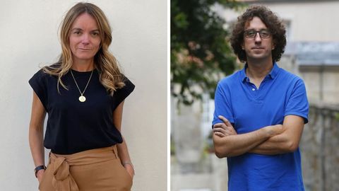 Sandra Izaguirre y Roberto Antn, psiclogos de Ferrol y Pontevedra, respectivamente 