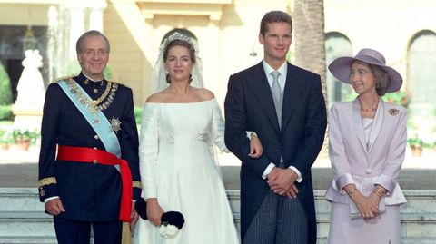 La boda de los exduques de Palma, celebrada en Barcelona el 4 de octubre de 1997