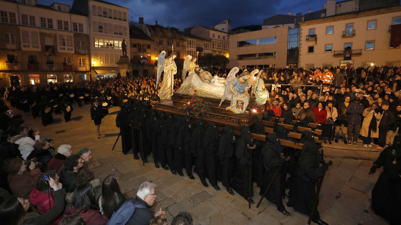 Escenificacin de la Semana Santa de Paradela, en su pasada edicin.
