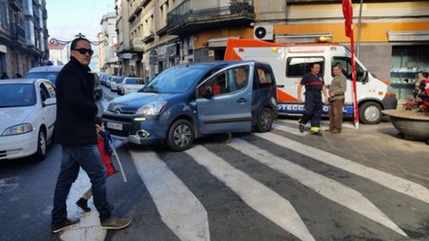 ...Atropello en Arzobispo Andrade, en Vilagarc�a
