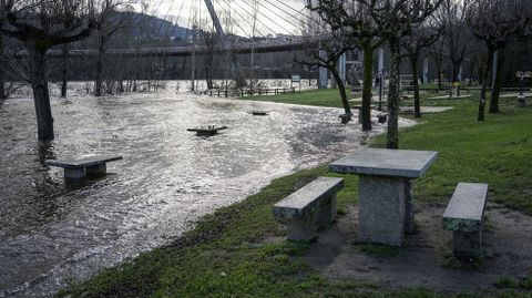 Crecida del Mio en Ourense