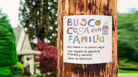 Una imagen de la campaña de difusión que Aldeas Infantiles hace sobre este tipo de acogimiento