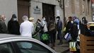 El comedor social de Critas reparte de media 400 raciones de comida.