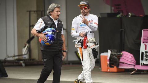 Fernando Alonso den el Gran Premio de Mxico de Formula Uno
