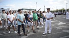 Ingreso de los nuevos alumnos en la Escuela Naval Militar de Marn