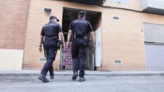 Agentes de la Policía Nacional en Madrid en una imagen de archivo