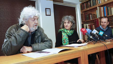 Beiras, con Lidia Senra y Ren Fernndez en Santiago
