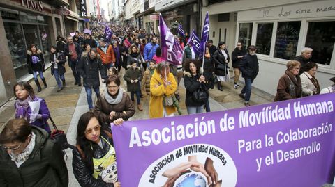 Manifestación en Ferrol