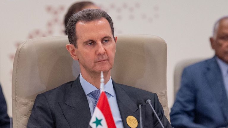 Bashar Al Asad, durante el Islamic Summit en Arabia Saudí, en noviembre del 2024
