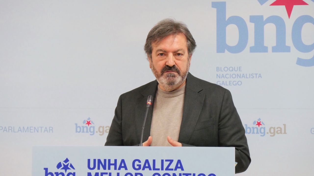 El portavoz de Medio Ambiente del BNG en el Parlamento, Lu�s Bar�.