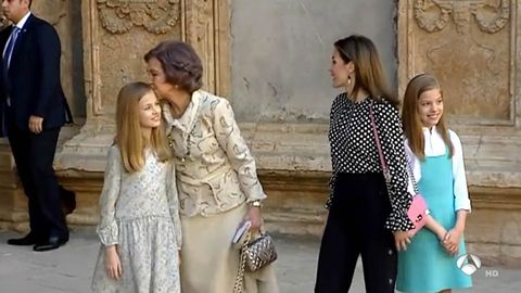 En abril del 2018, Letizia y Sofía protagonizaron  un rifi rafe muy comentado