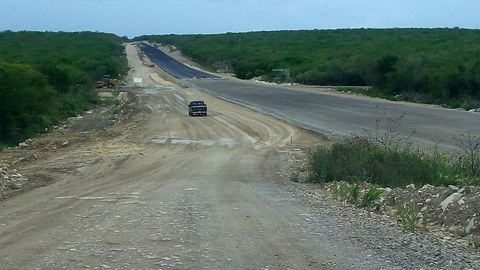 Carretera donde fue secuestrada Pilar Garrido 