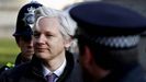 Julian Assange, el pasado mes de febrero