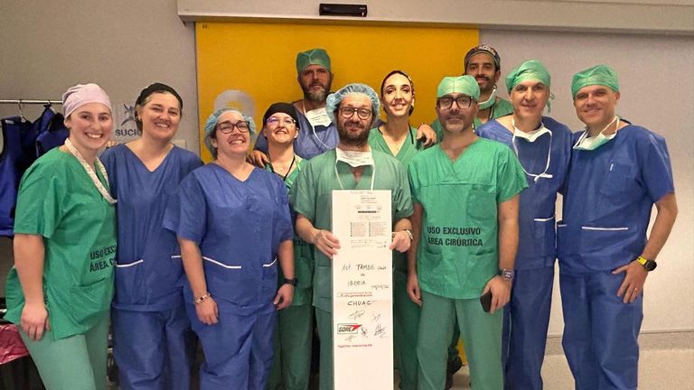 El Chuac estrena en España una nueva prótesis de goretex para aneurismas de aorta