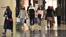 Ambiente de compras en A Coruña tras meses de cierre perimetral