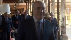 El juez Pablo Llarena, en el Hotel Reconquista