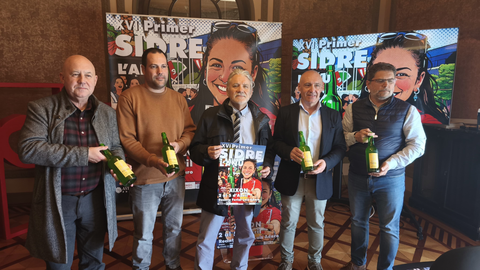 Presentaci�n de la XVI Primer Sidre l'A�u, que se celebrar� del 2 al 5 de abril en el recinto ferial gijon�s 'Luis Adaro'.