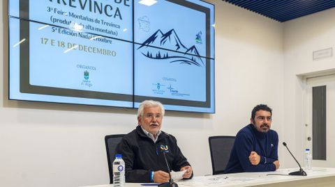 Rosendo Fernández y Juan Anta presentaron las actividades del fin de semana en A Veiga