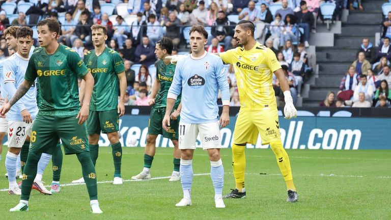 El Celta sigue en fase creciente y empata con el Betis (0-0)
