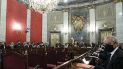 Sala del Tribunal Supremo donde se celebra la vista para revisar el caso de los ERE de Andaluca