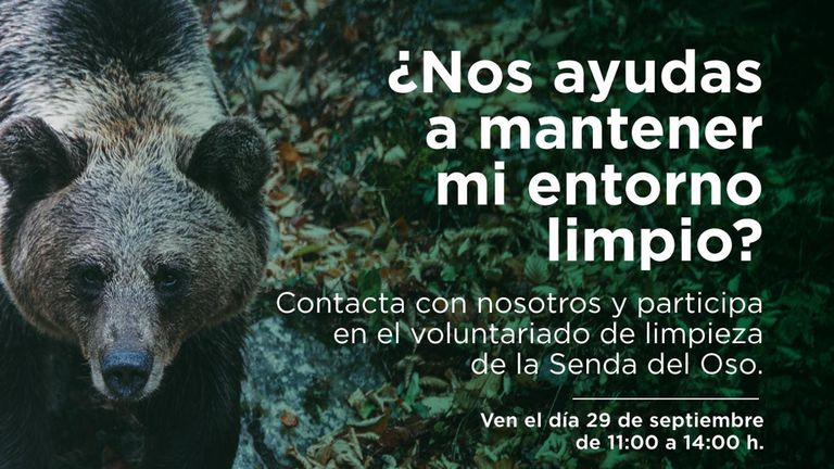 FOA organiza una actividad para limpiar la senda del oso