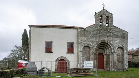 El palacio de Diomondi está en obras para ser albergue de peregrinos