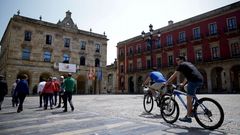 Plaza del Ayuntamiento en Gijón