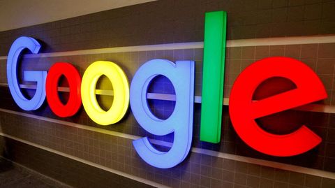 El logo de Google, en foto de archivo