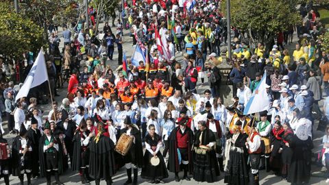 Ceremonia inaugural del Mundial de Larga distancia hace cuatro aos en Pontevedra