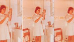 Carmen Goy, nos seus inicios como enfermeira en Lugo